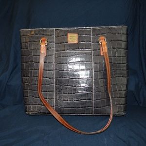 Dooney & Bourke Lexington Croc Gray Shopper